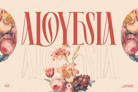 Aloyesia Font: Elegant Display for Creative Projects
