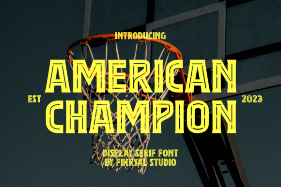 American Champion Font for Bold Campaigns
