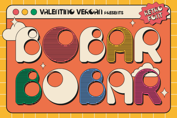 Bobar: A Retro-Inspired Display Font