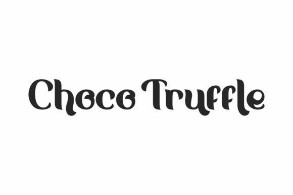 Choco Truffle Font for Creative Projects