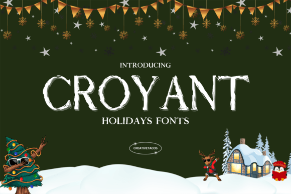 Croyant: A Premium Font for Holiday Campaigns