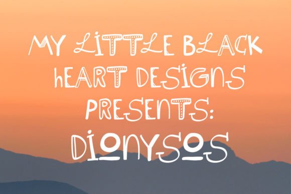 Dionysos Font for Bold Web Design