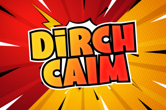 Dirch Calm: A Bold Font for Creative Projects