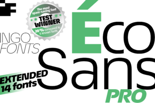 Éco Sans Pro Extended Font