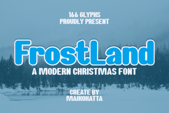 Frost Land Font for Creative Projects