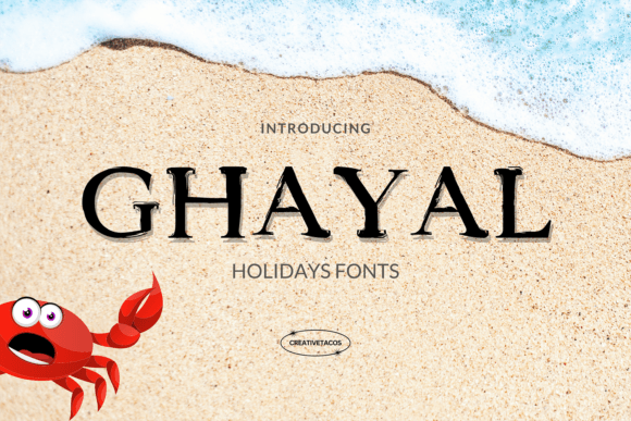 Ghayal: A Bold Display Font for Web Design