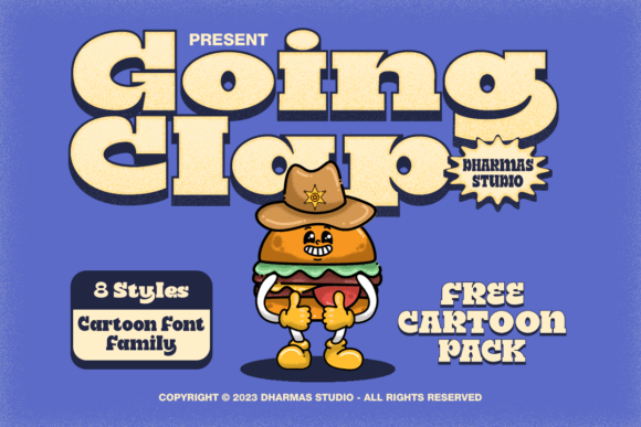 Going Clap Font for Bold Branding