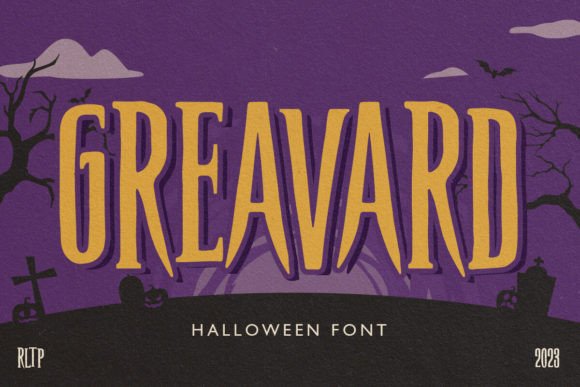 Gravard: A Halloween Font for Bold Branding