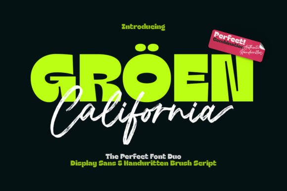 Groen California Font Review