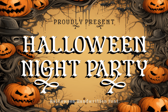 Halloween Night Party Font for Bold Campaigns