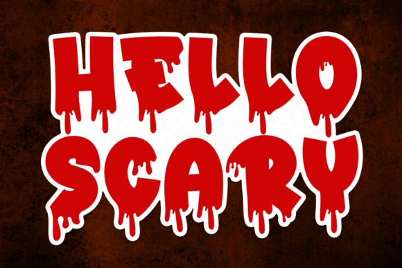 Hello Scary Font for Business Branding