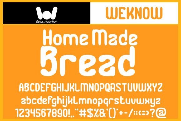 Home Made Bread Font