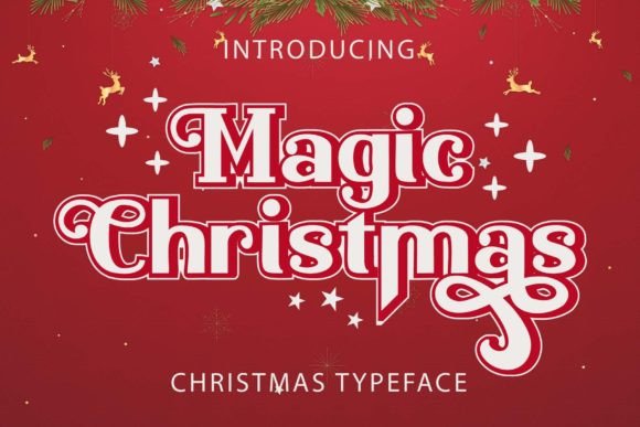 Magic Christmas Font for Creative Projects