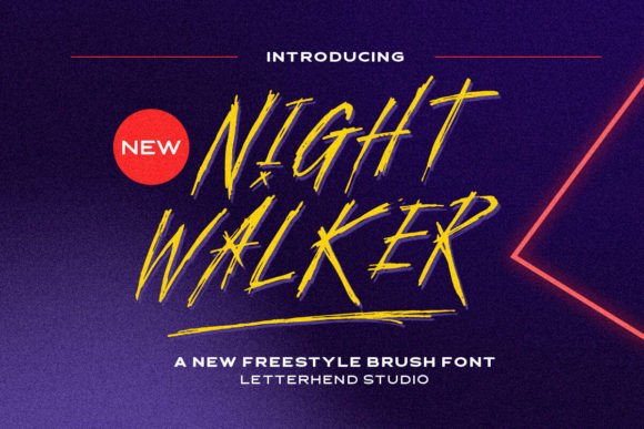 Night Walker Font for Business Branding