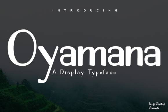 Oyamana Font for Business Branding