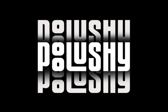 Poolushy: A Bold Font for Creative Projects