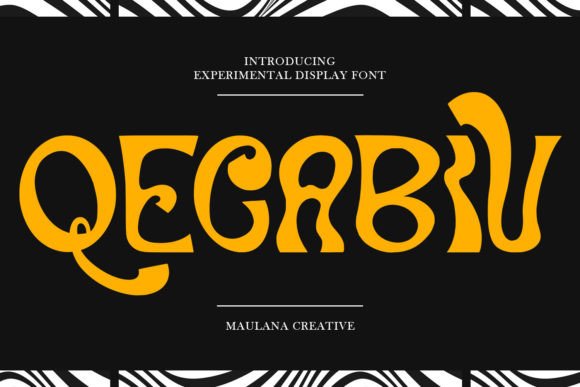 Qecabiv: Bold Display Font for Web Design