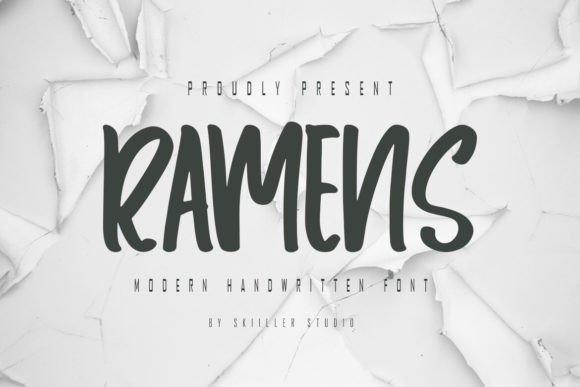 Ramens: A Handwritten Font for Elegant Design