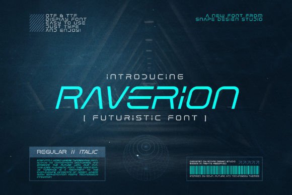 Raverion Font for Business Branding