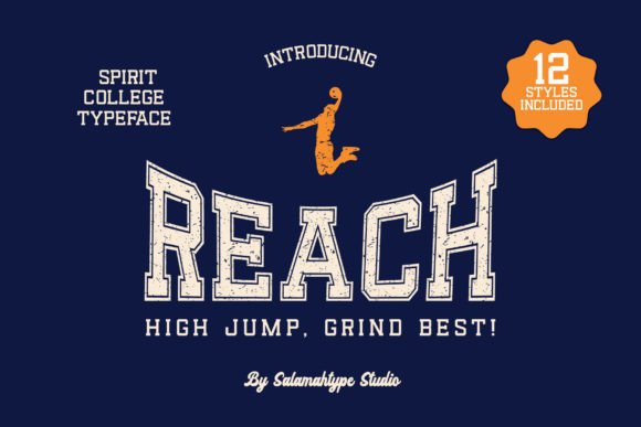 Reach: A Retro Display Font