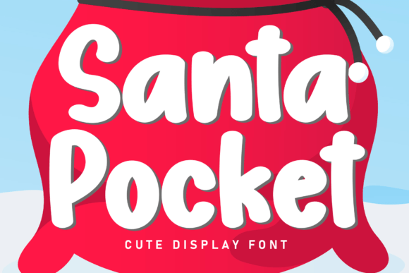 Santa Pocket Font for Creative Projects