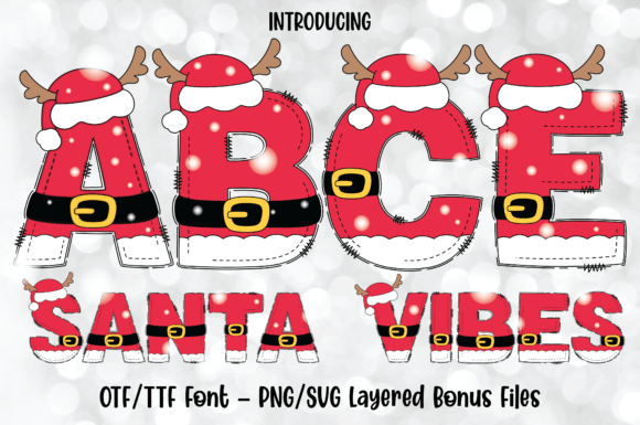 Santa Vibes Font for Festive Campaigns