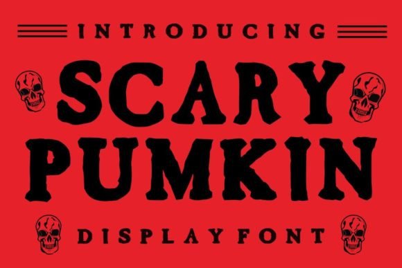 Scary Pumkin Font for Bold Campaigns