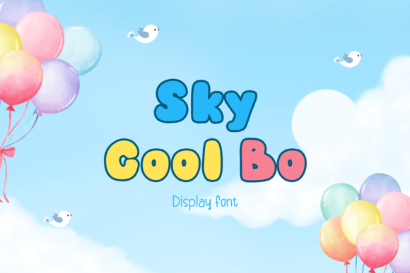 Sky Cool Bo Font for Creative Brands
