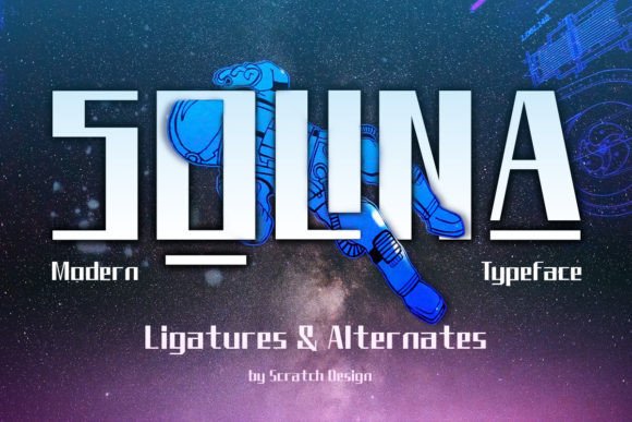 Solina: A Futuristic Font for Creative Makers