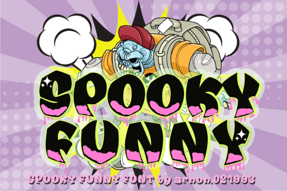 Spooky Funny Font for Creative Brands
