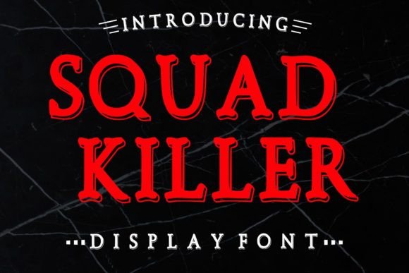 Squad Killer Font for Web Design