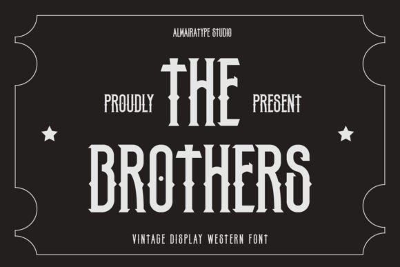 The Brothers Font for Business Branding