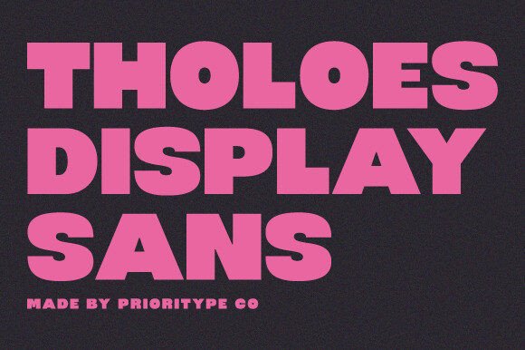 Tholoes Font: Bold and Confident