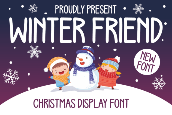 Winter Friend Font for Creative Design